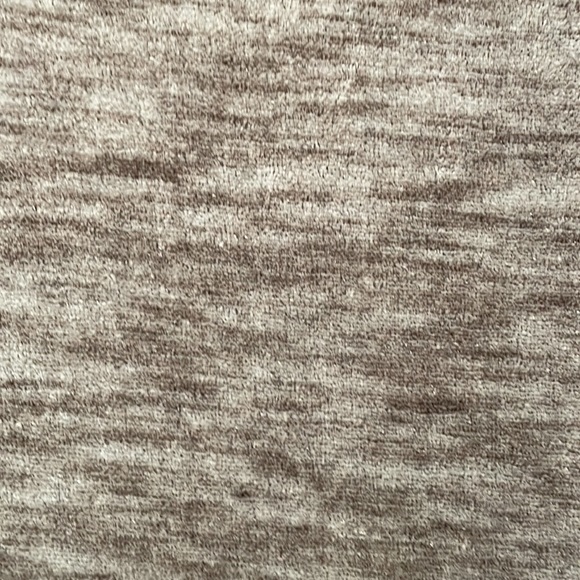 NWT J. Jill Bell-Sleeve Velour Tunic, a-line, creamy white/brown, funnel neck, S - Picture 6 of 11